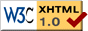 XHTML 1.0 Logo